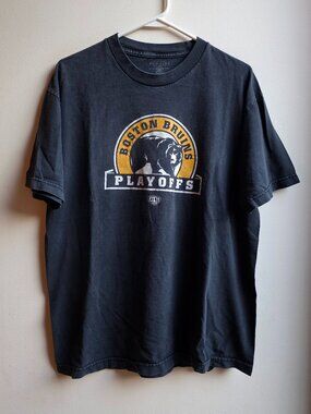 Old Time Hockey Boston Bruins Playoff T-Shirt Size Large